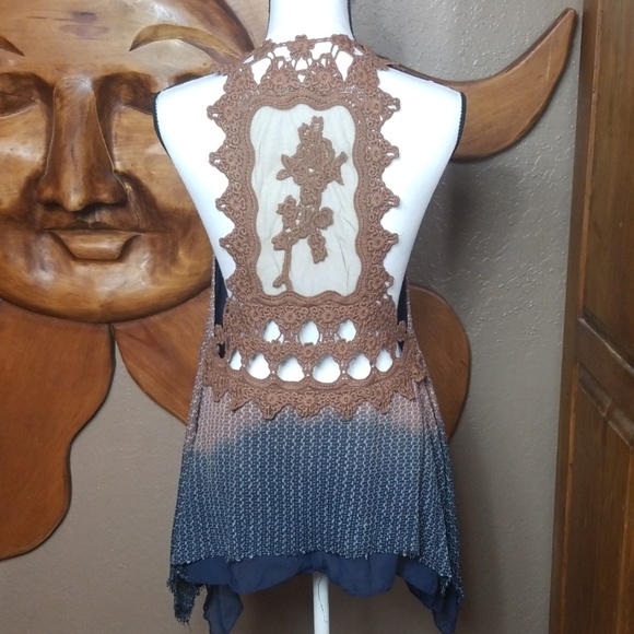 Ombre Layered Lace Tunic Urban X - Picture 2 of 8